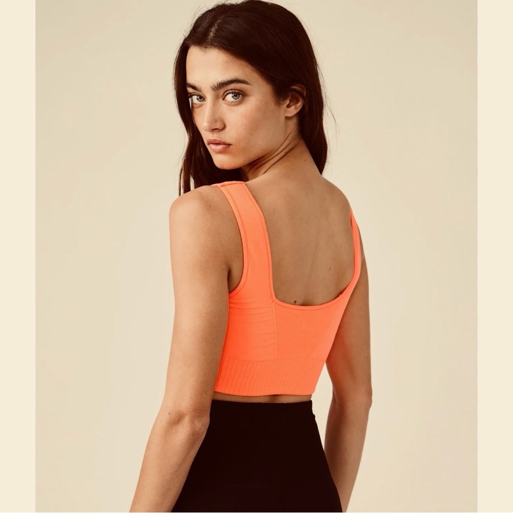 NWT free people good karma square neck